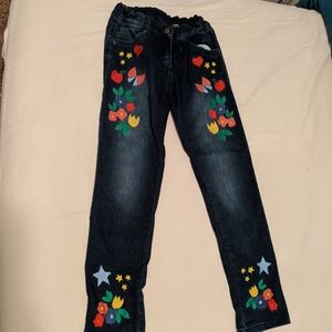 Hannah Anderson embroidered jeans